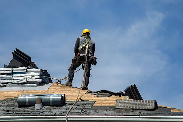 Professional Roof Installation technician working in Haverhill, FL